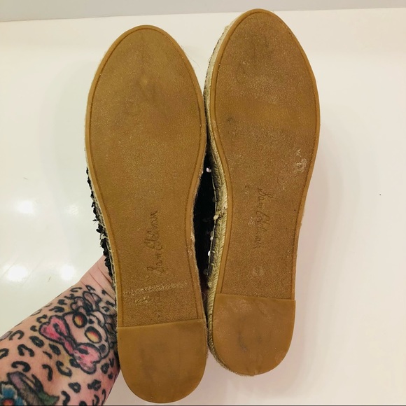 Sam Edelman Kerry Sequin Espadrille Slide size 9 - Picture 7 of 7